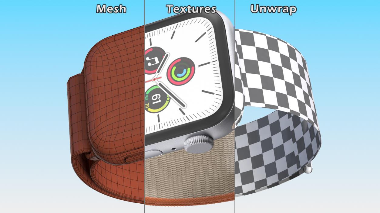 3D Apple Watches Collection 8