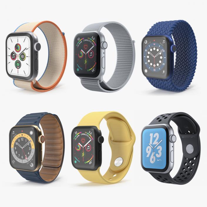 3D Apple Watches Collection 8