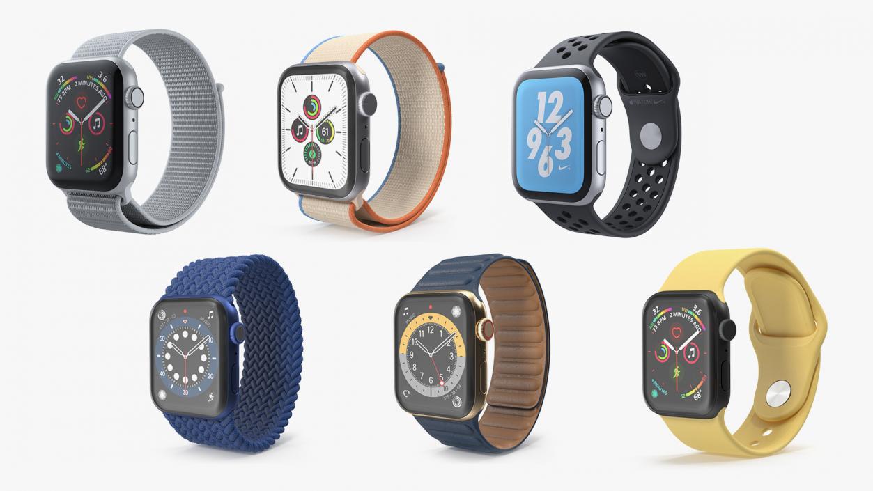 3D Apple Watches Collection 8