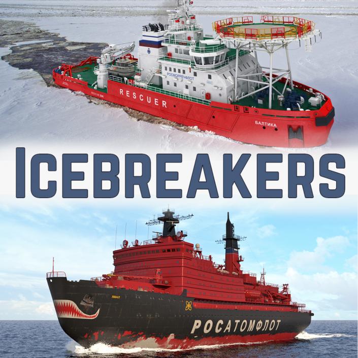 Icebreakers 3D Models Collection 3D