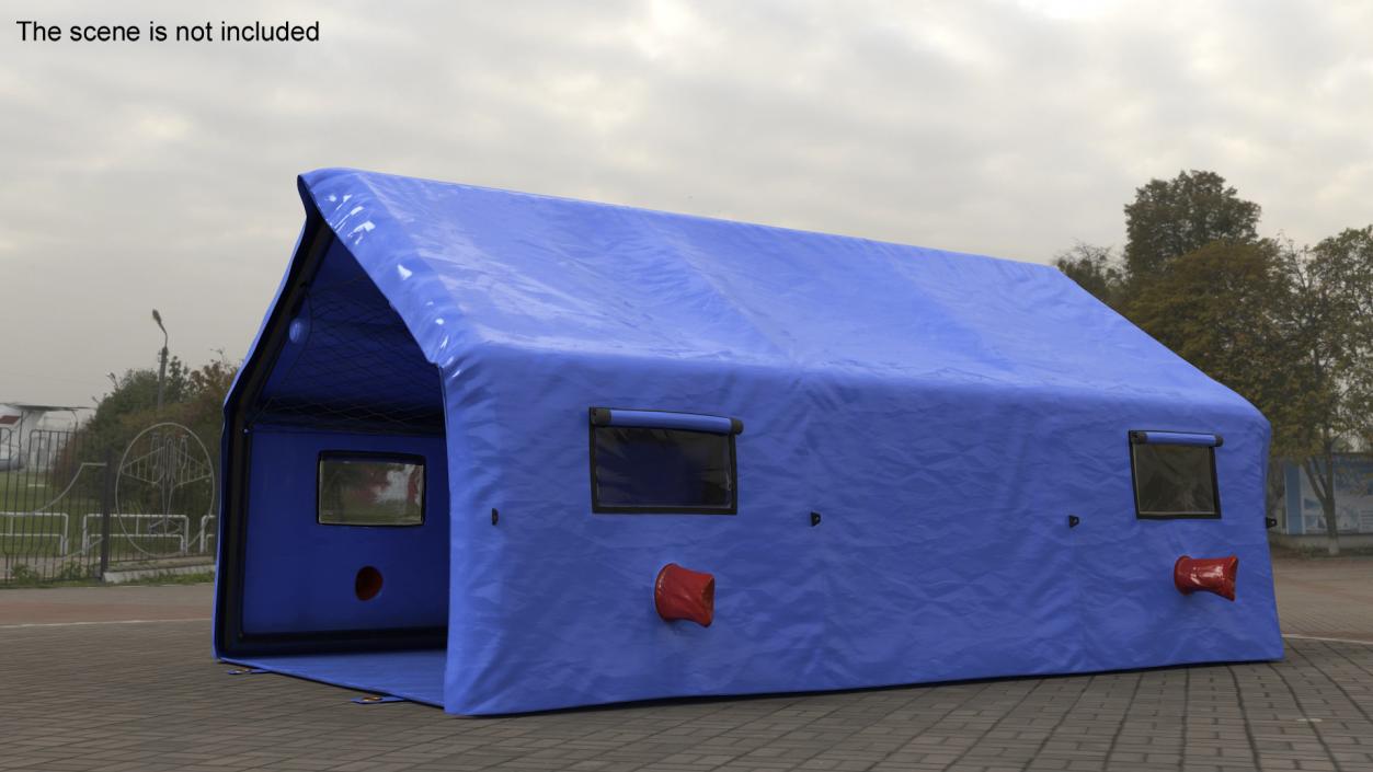 Medical Canvas Tent 3D model