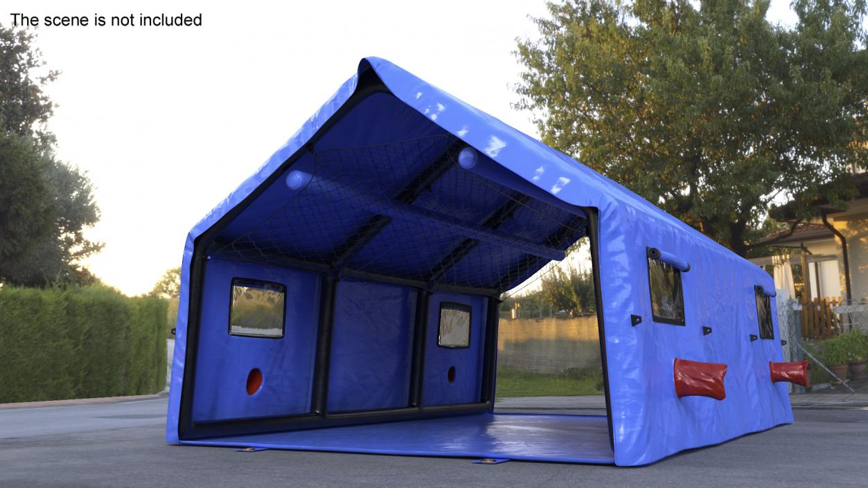 Medical Canvas Tent 3D model