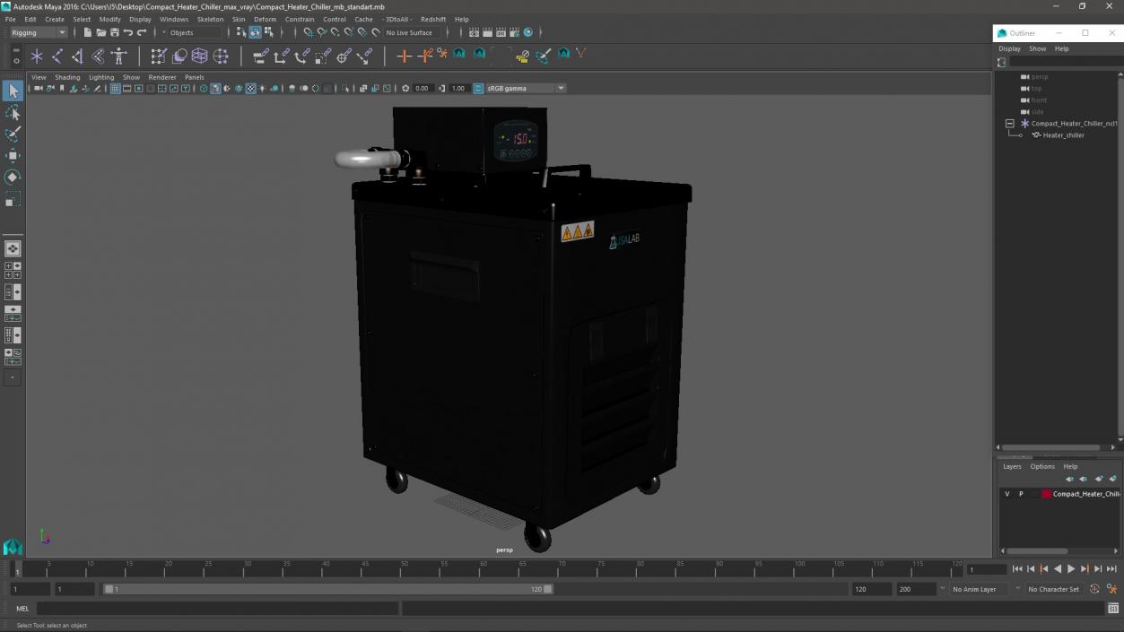 Compact Heater Chiller 2 3D model