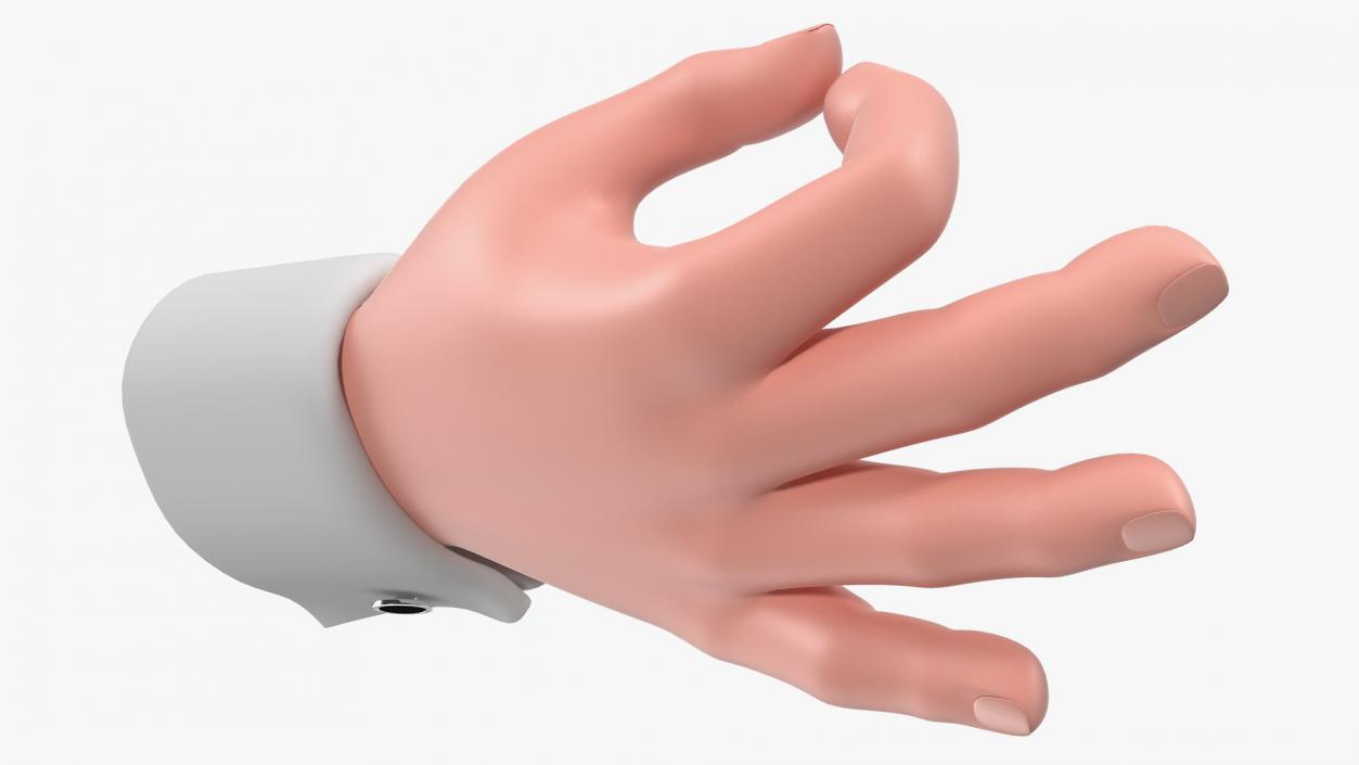 3D Cartoon Man Hands Collection model