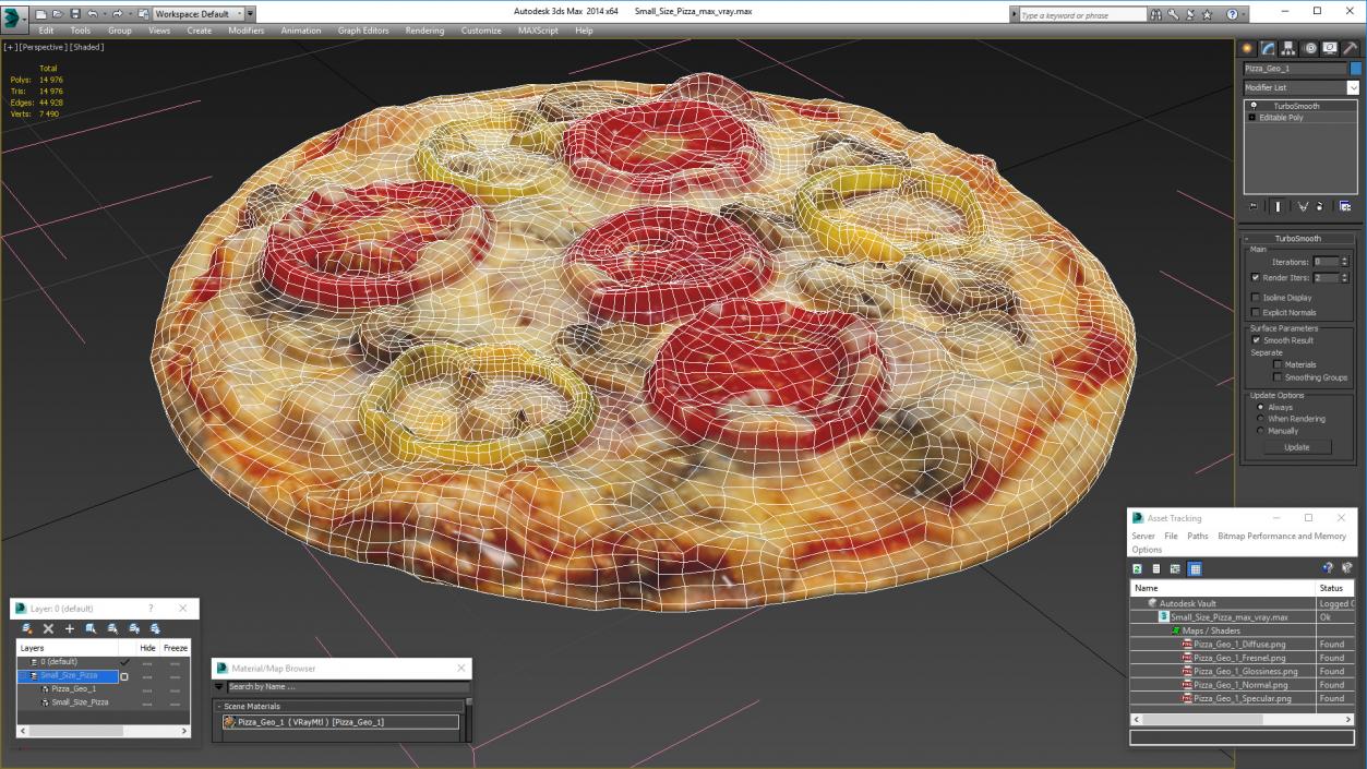 3D Small Size Pizza