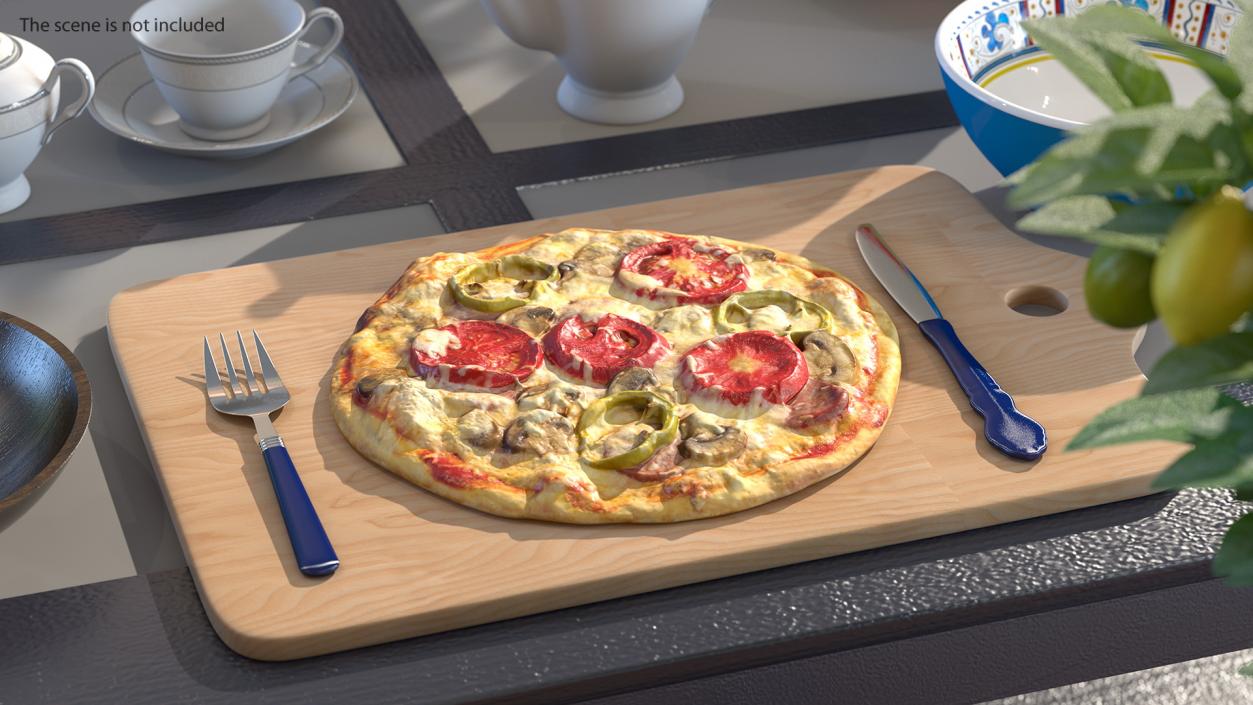 3D Small Size Pizza