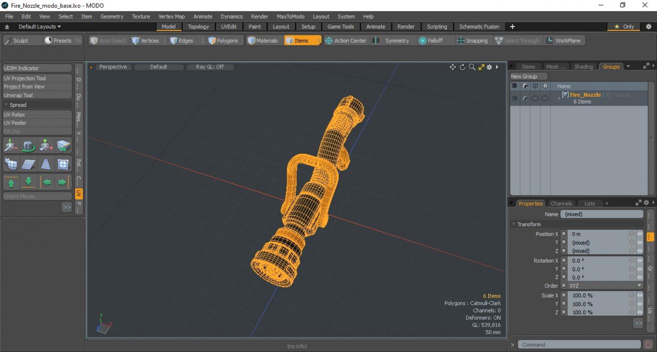 3D Fire Nozzle 2 model