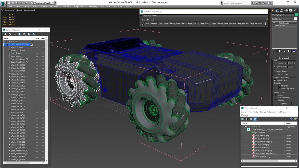 DJI RoboMaster S1 Base 3D