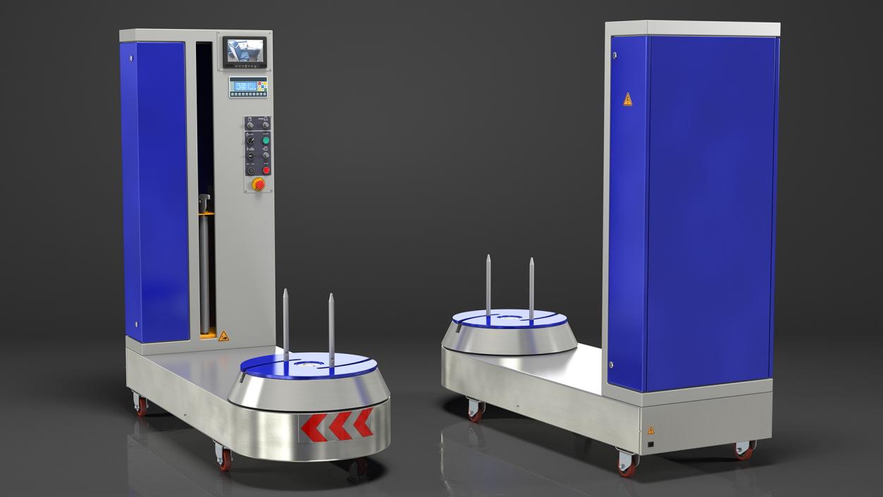 Airport Luggage Support Equipment Collection 3D model