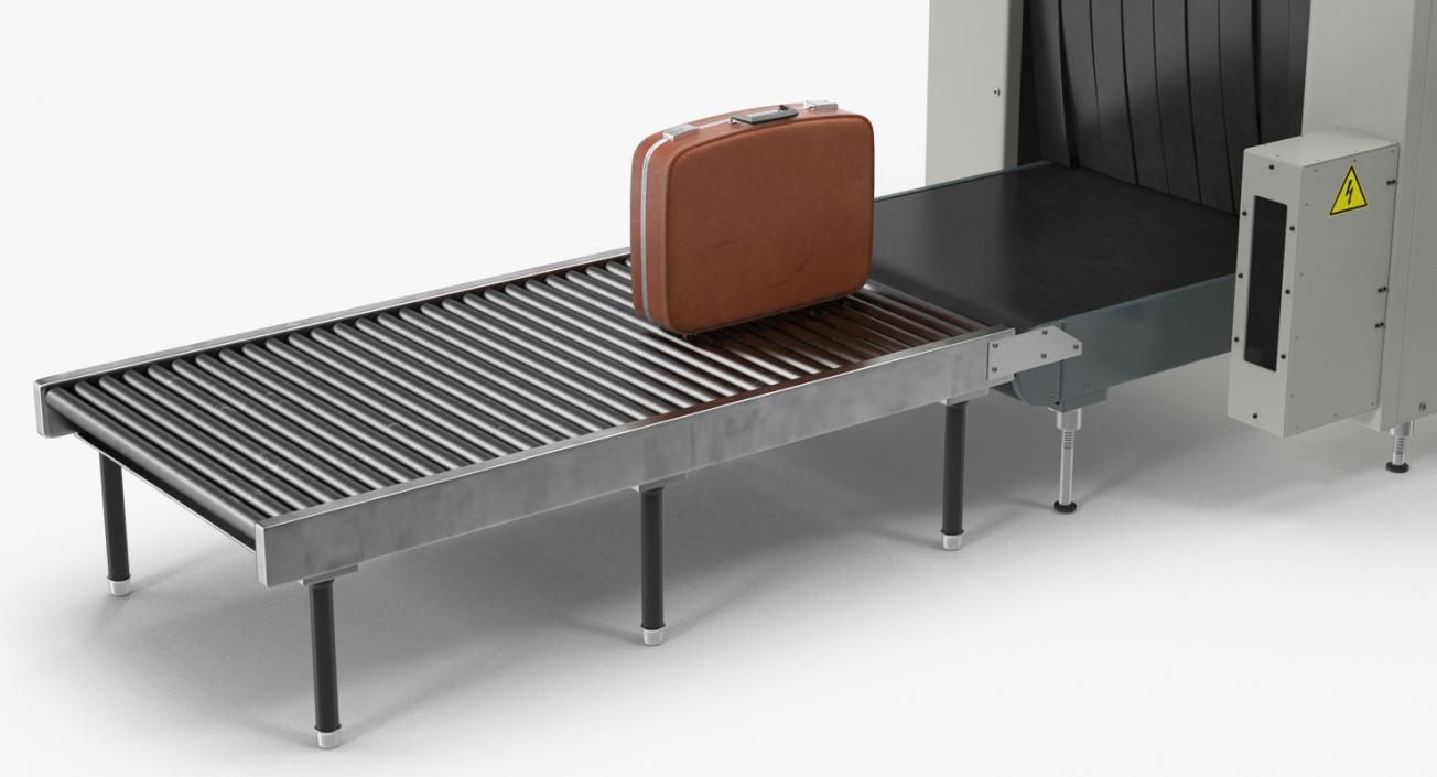 Airport Luggage Support Equipment Collection 3D model