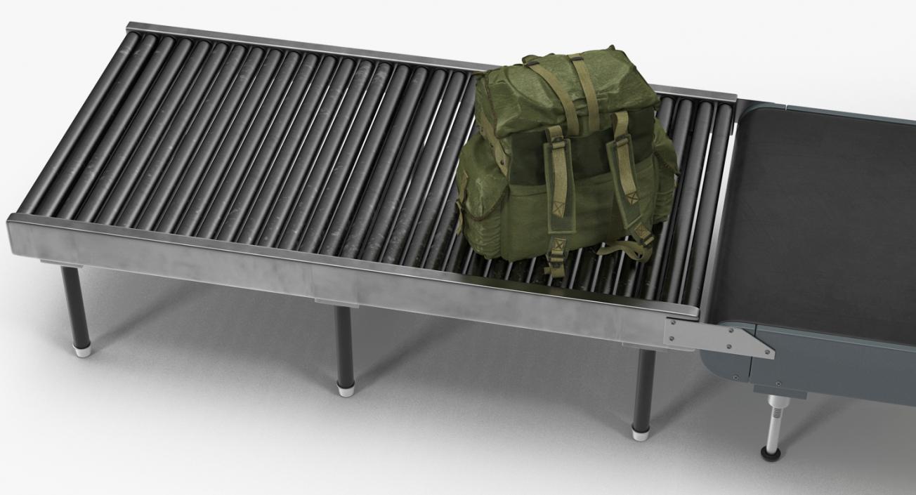 Airport Luggage Support Equipment Collection 3D model