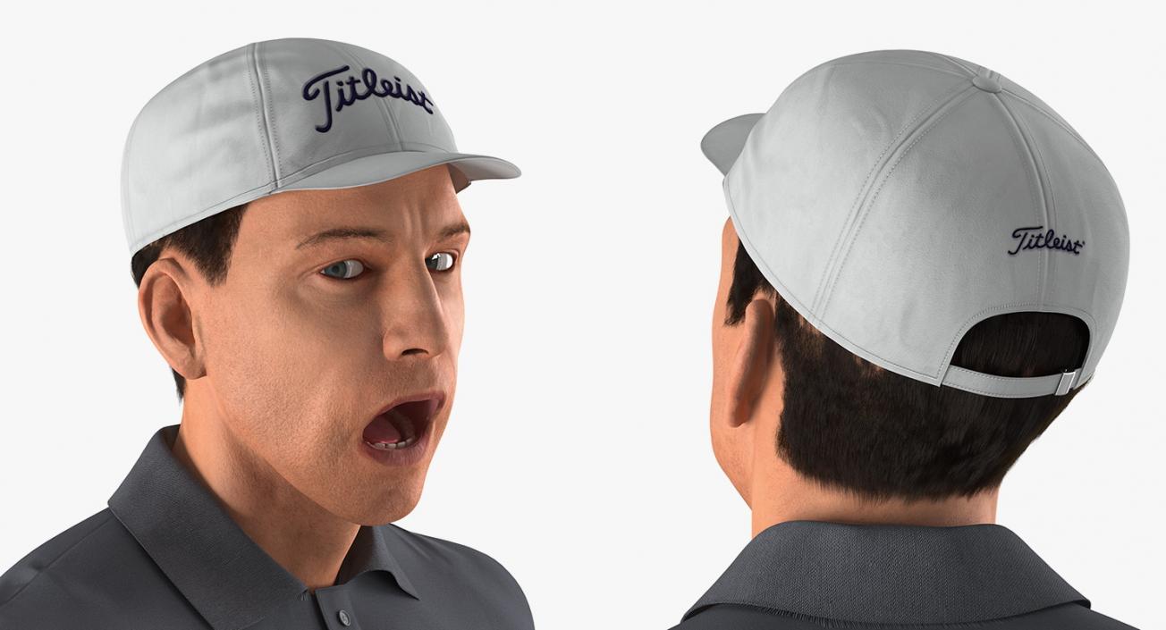 3D Golf Player Rigged model