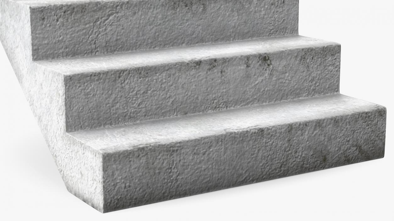 3D model Concrete Stairs