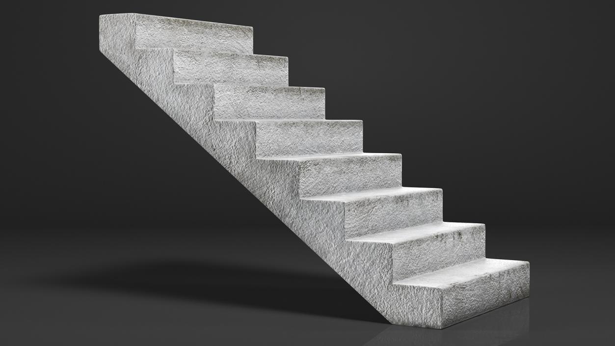 3D model Concrete Stairs