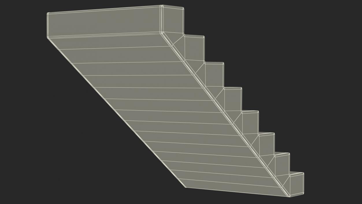 3D model Concrete Stairs