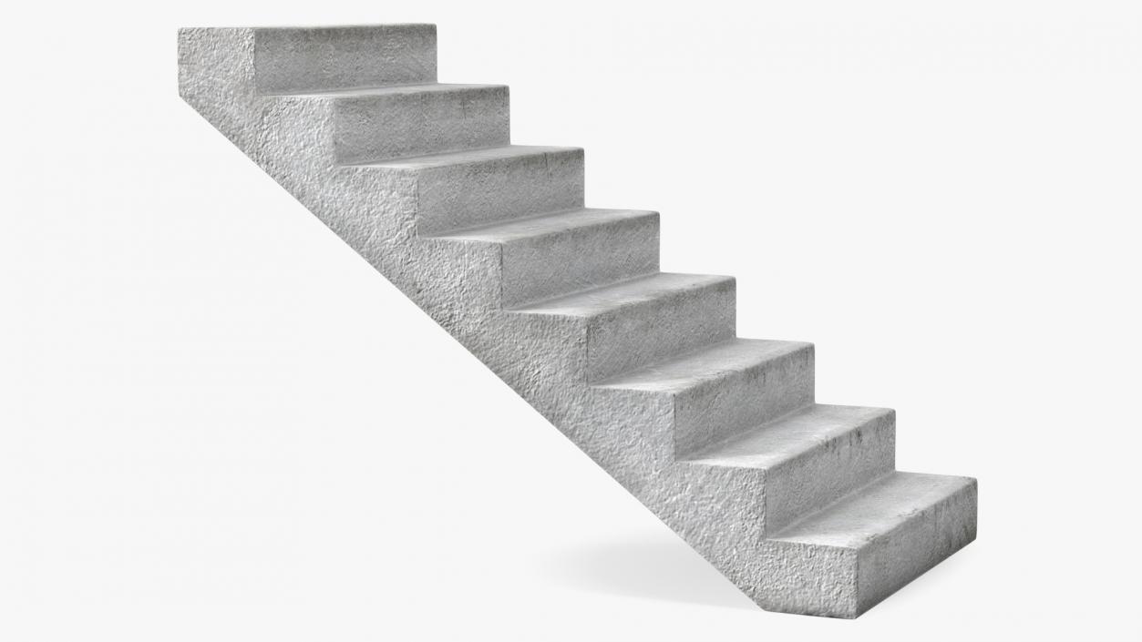 3D model Concrete Stairs