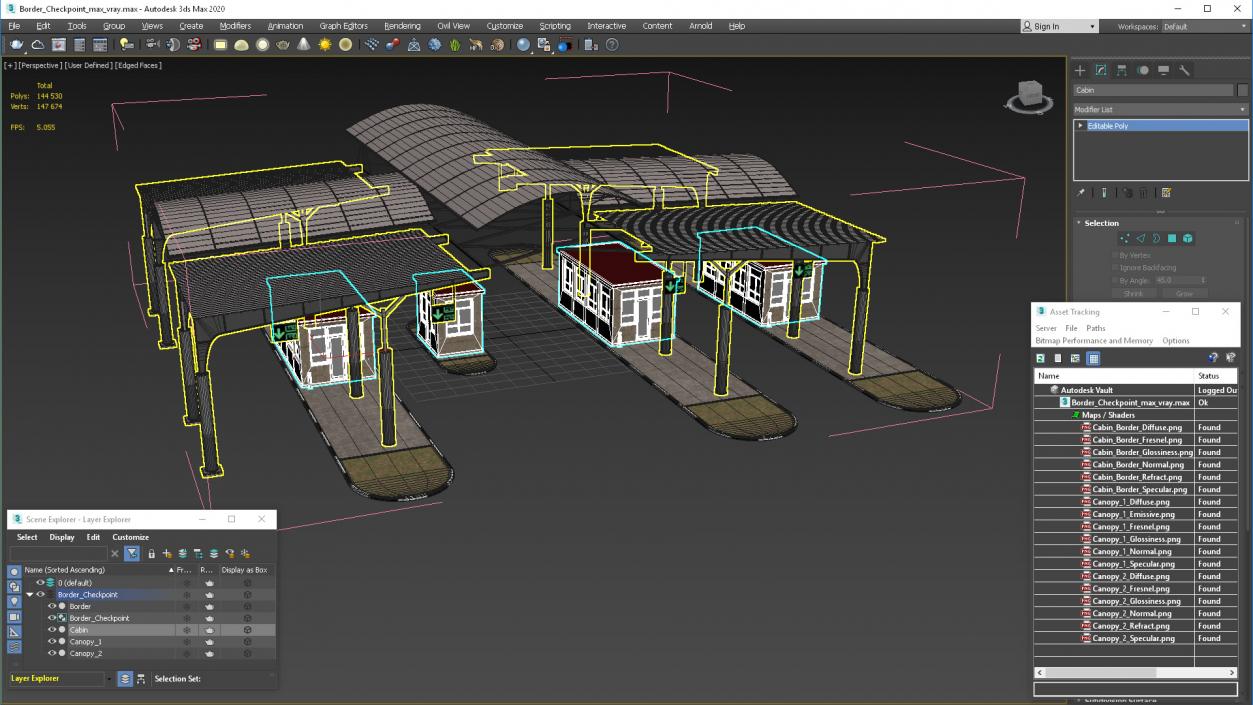 Border Checkpoint 3D