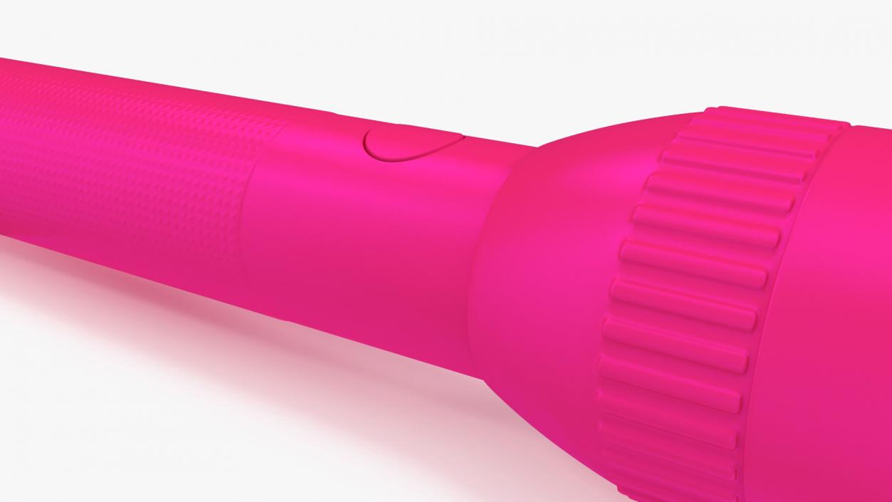 3D Police Security Pink Flashlight