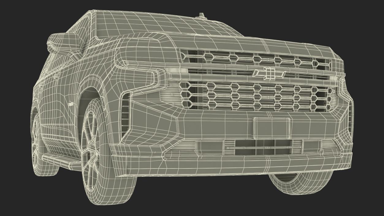 3D Chevrolet Tahoe 2024 Simplified