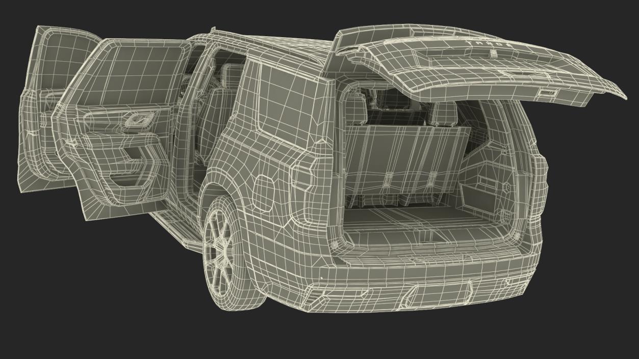 3D Chevrolet Tahoe 2024 Simplified