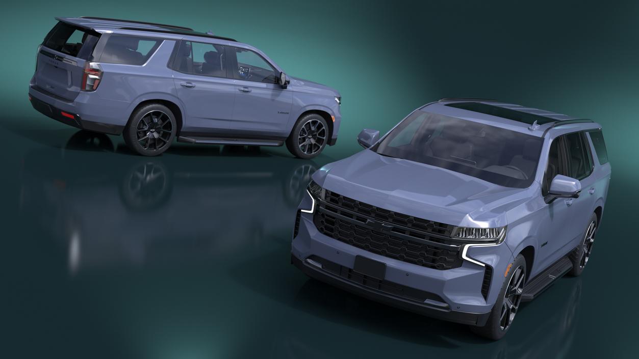 3D Chevrolet Tahoe 2024 Simplified