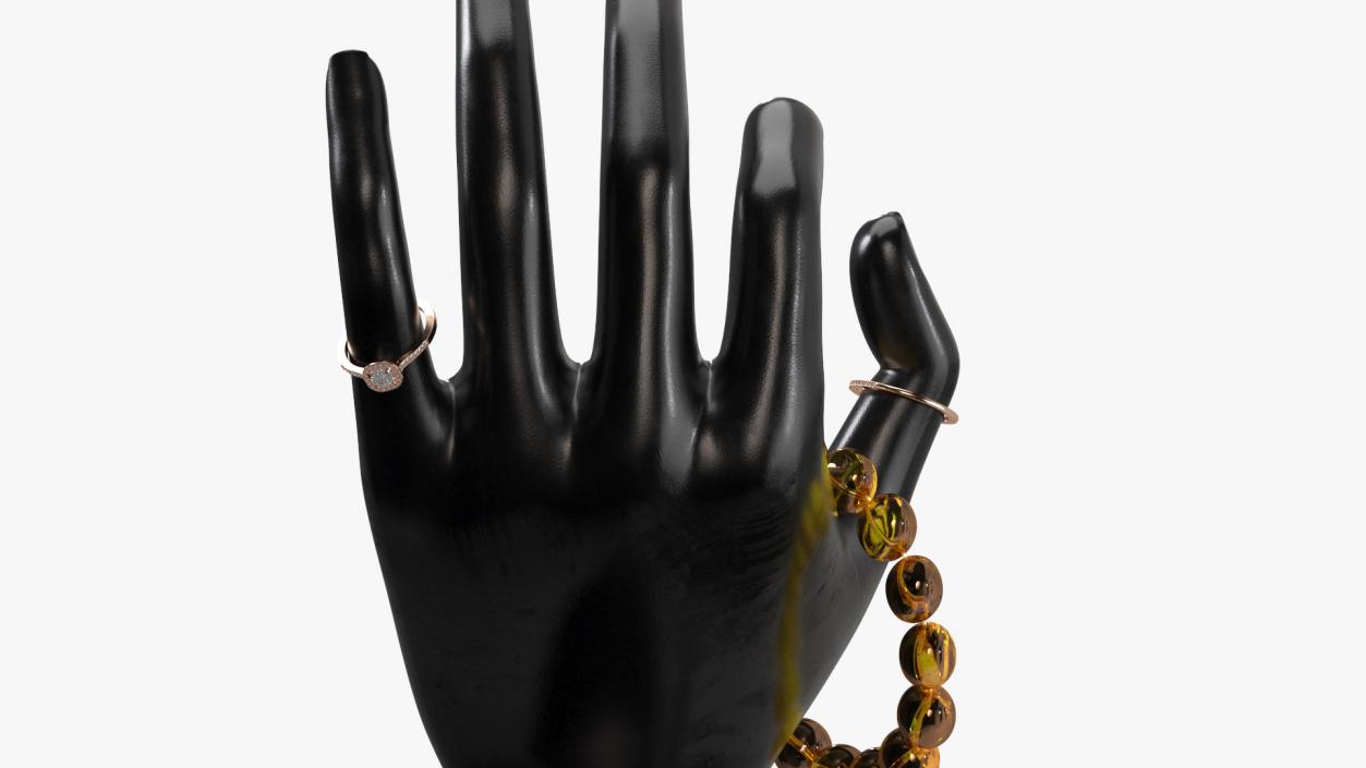 3D model Hand Display with Jewelry