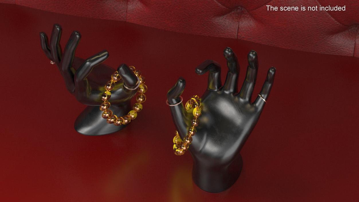 3D model Hand Display with Jewelry