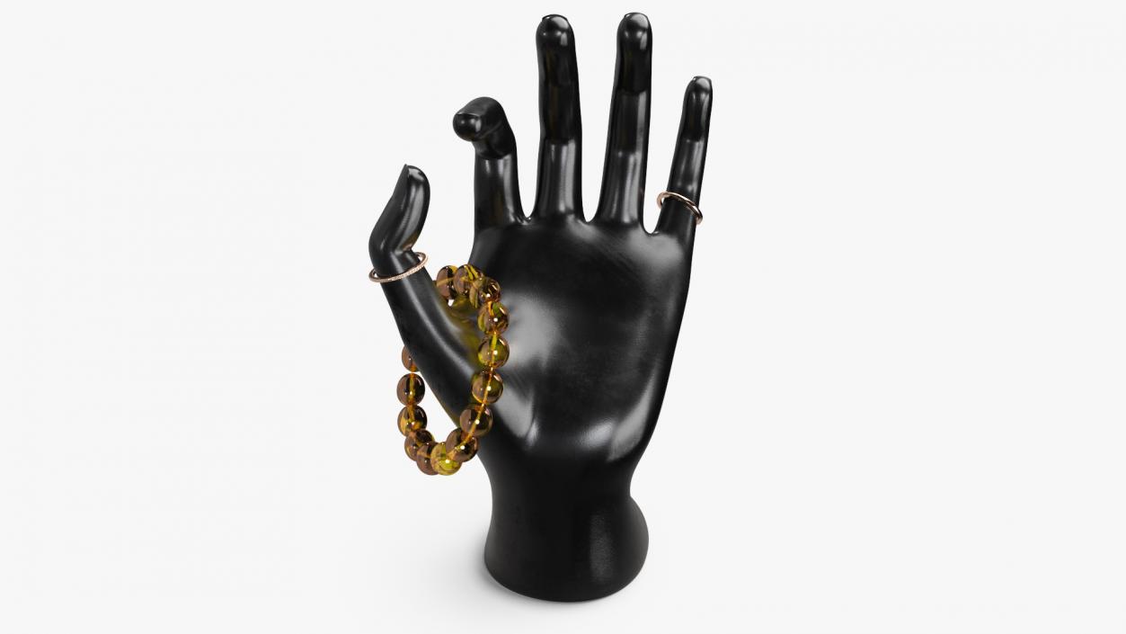 3D model Hand Display with Jewelry