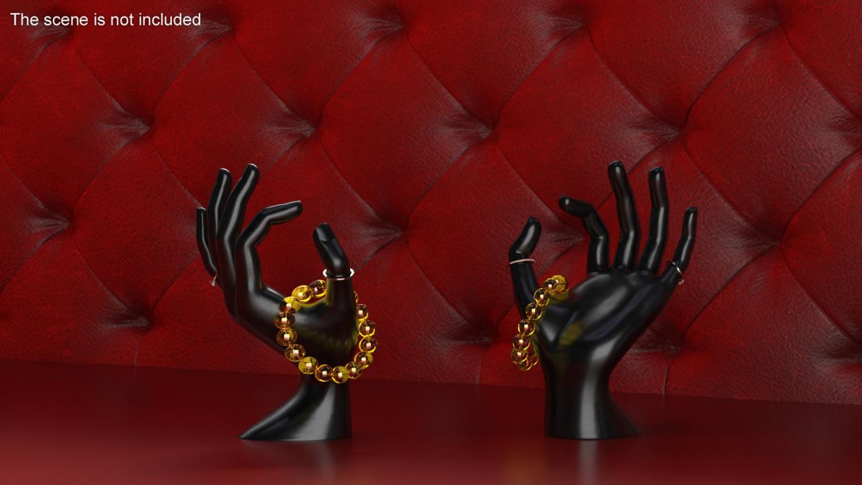 3D model Hand Display with Jewelry