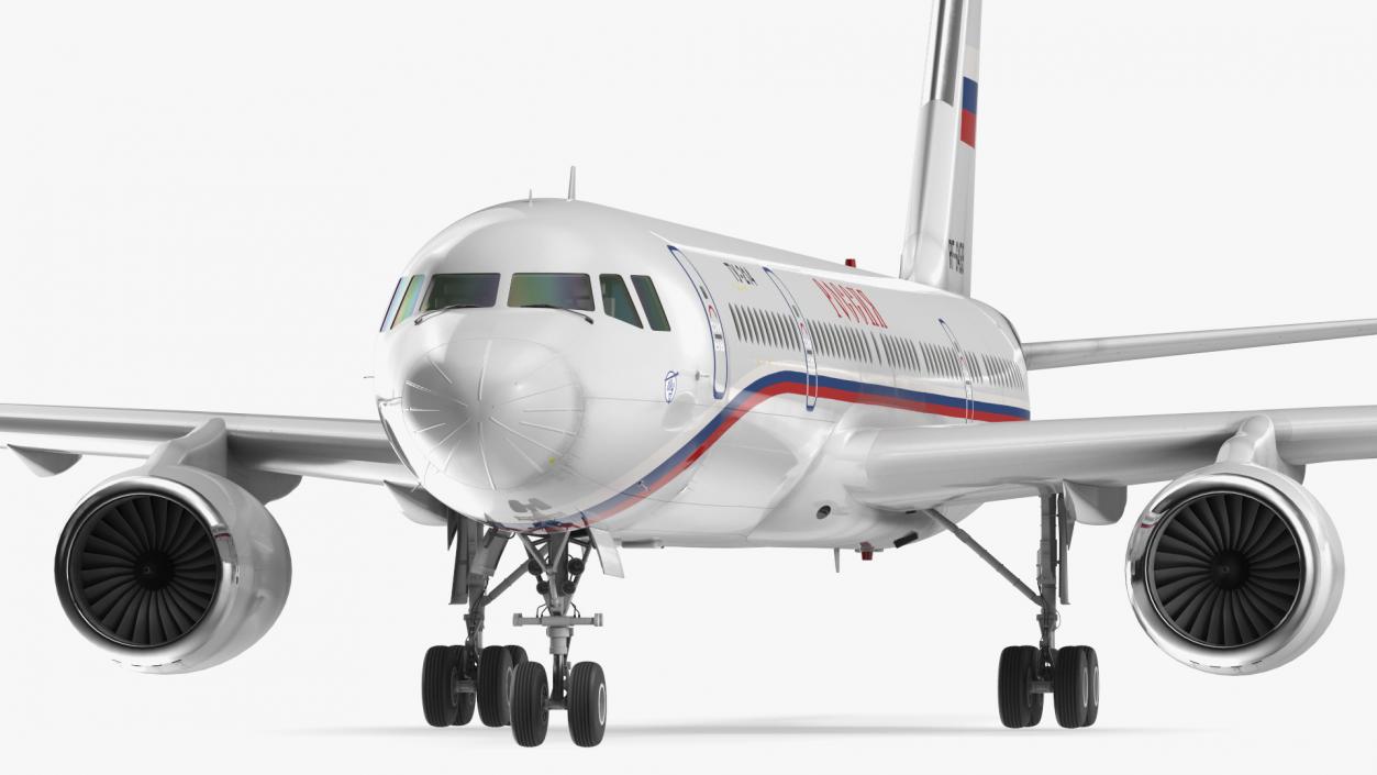 Tupolev Tu-214 Russian Government Airliner 3D