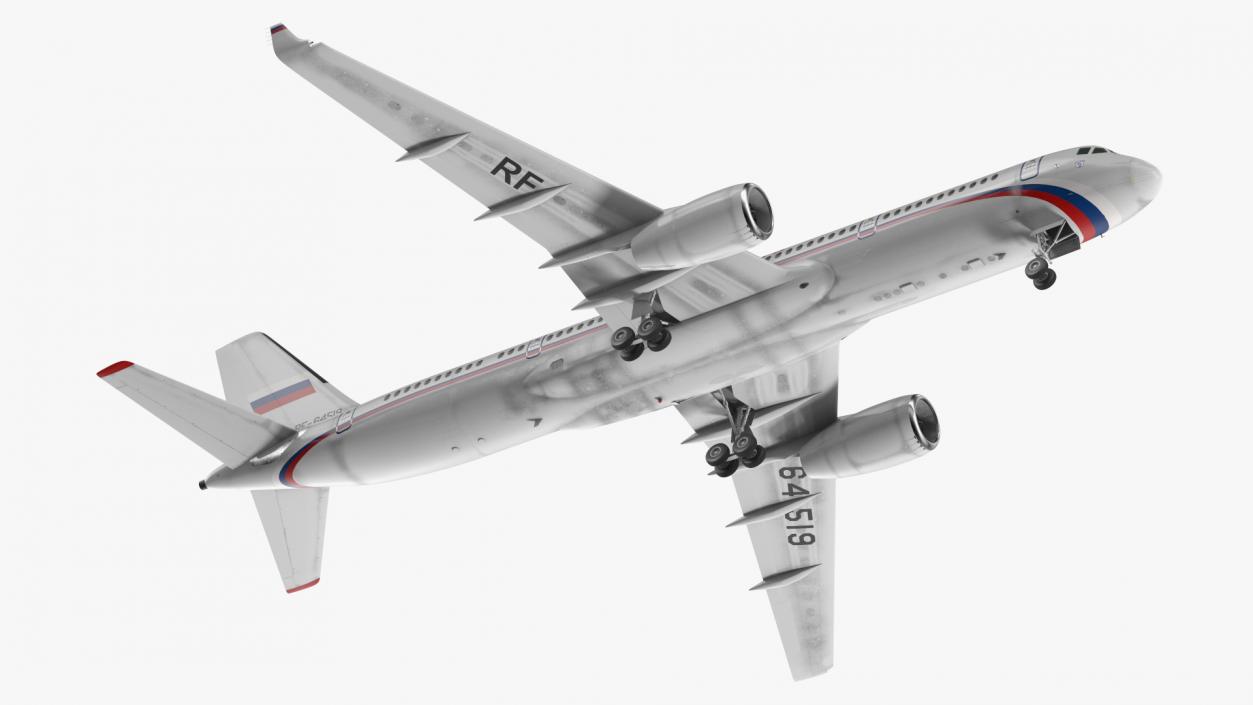 Tupolev Tu-214 Russian Government Airliner 3D