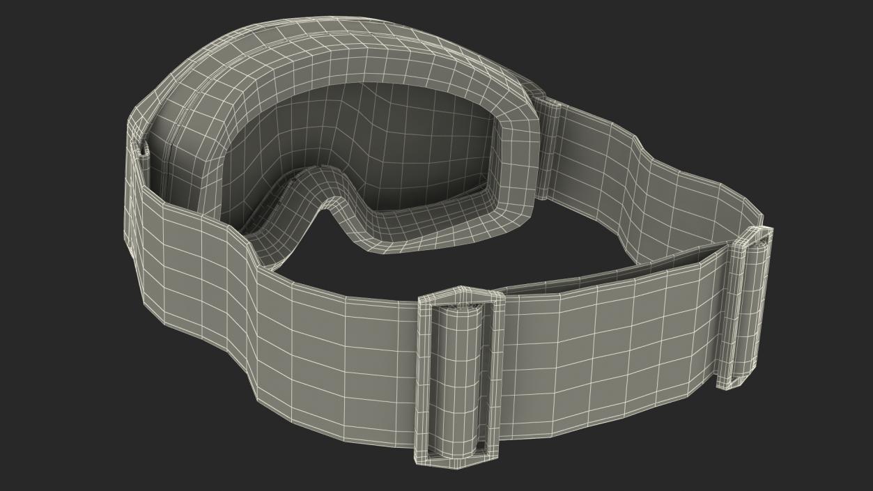 3D Motorcycle Goggles model