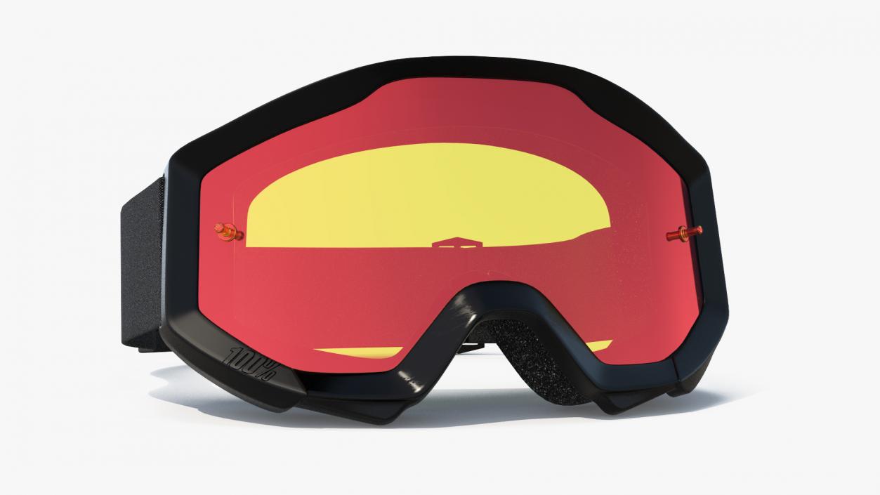 3D Motorcycle Goggles model