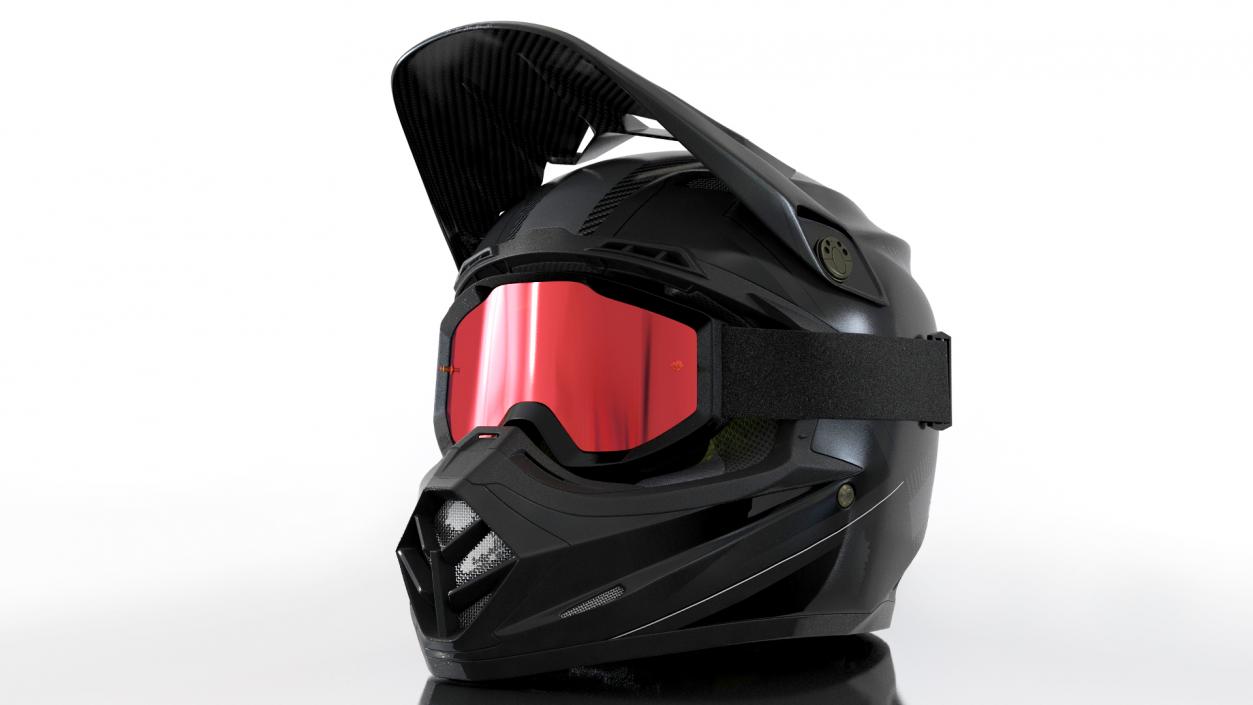 3D Motorcycle Goggles model