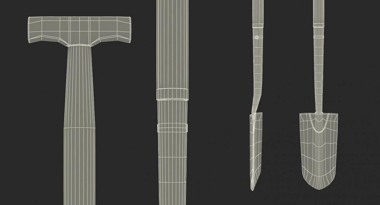 Planting Spade Tool 3D model