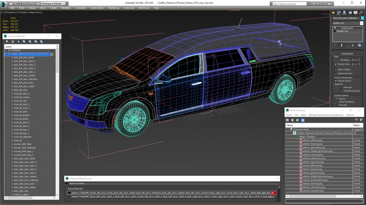 Phoenix Hearse 2019 3D model