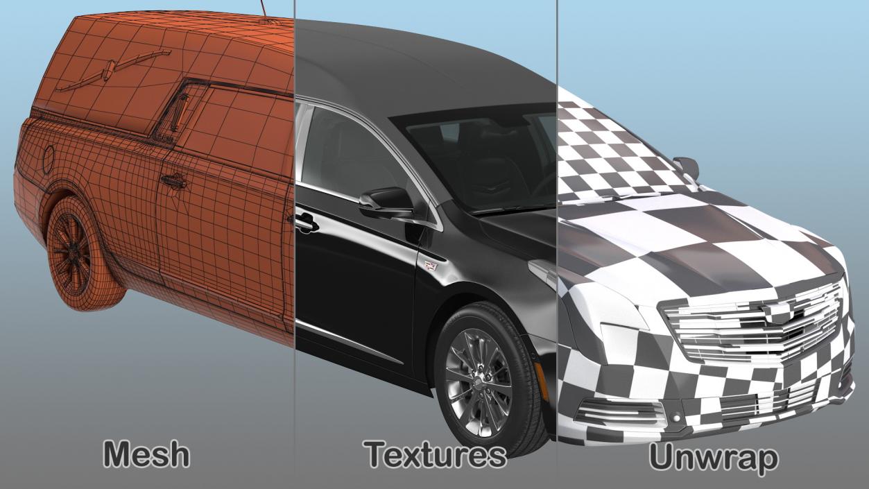 Phoenix Hearse 2019 3D model