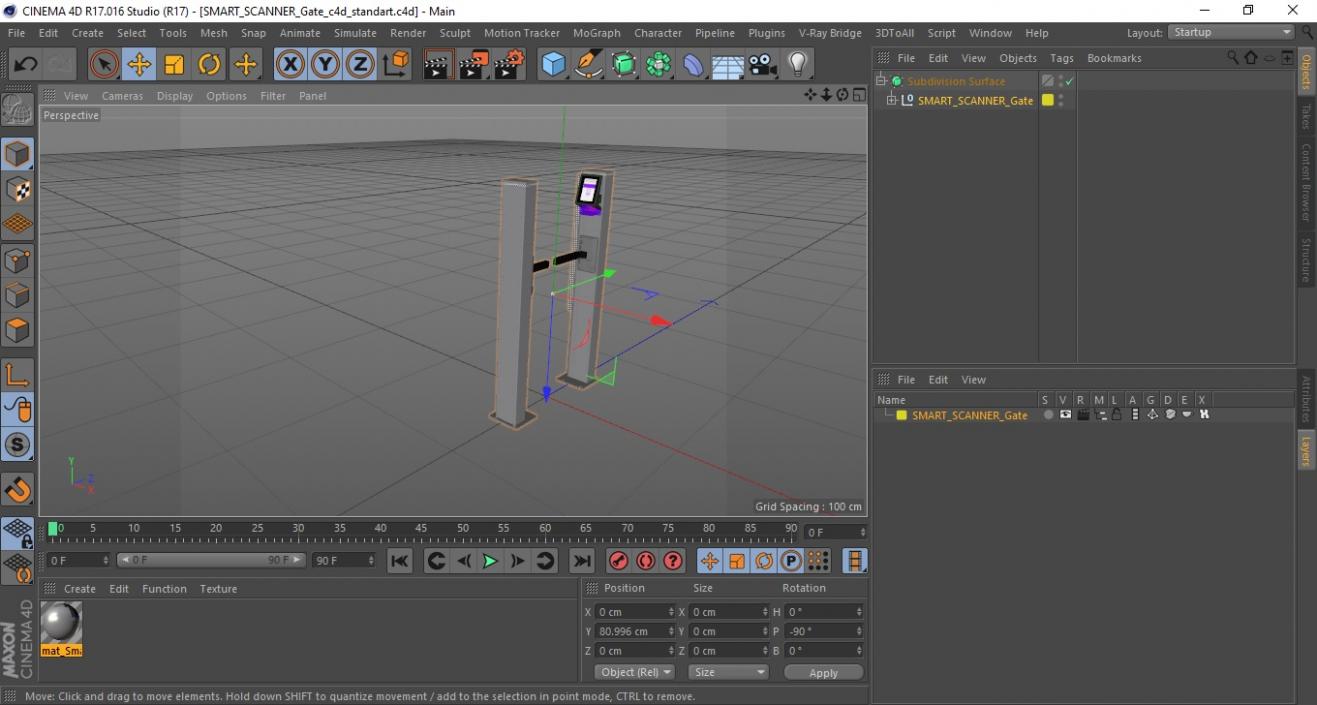 3D SMART SCANNER Gate model