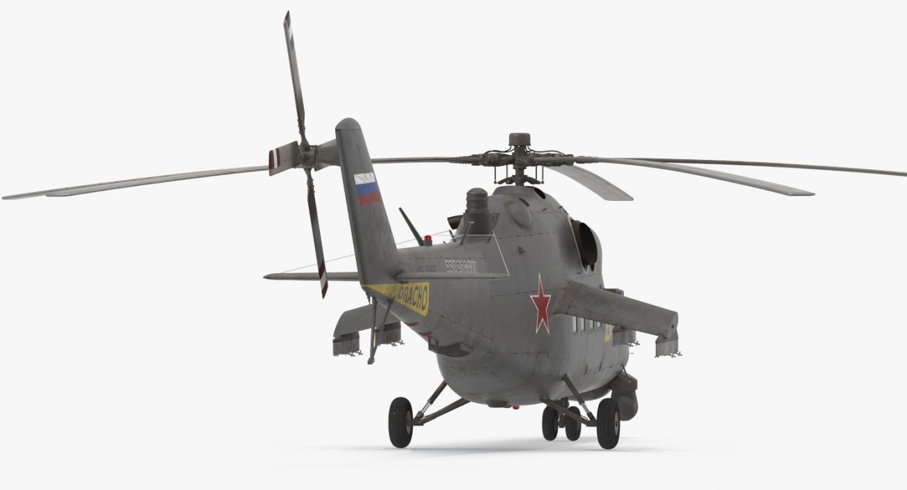 3D model Russian Helicopter Mi-35M Hind