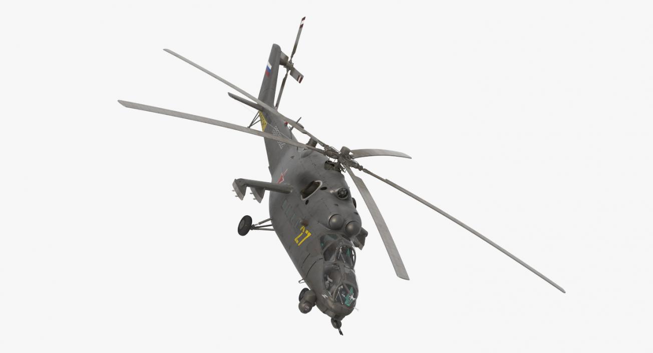 3D model Russian Helicopter Mi-35M Hind