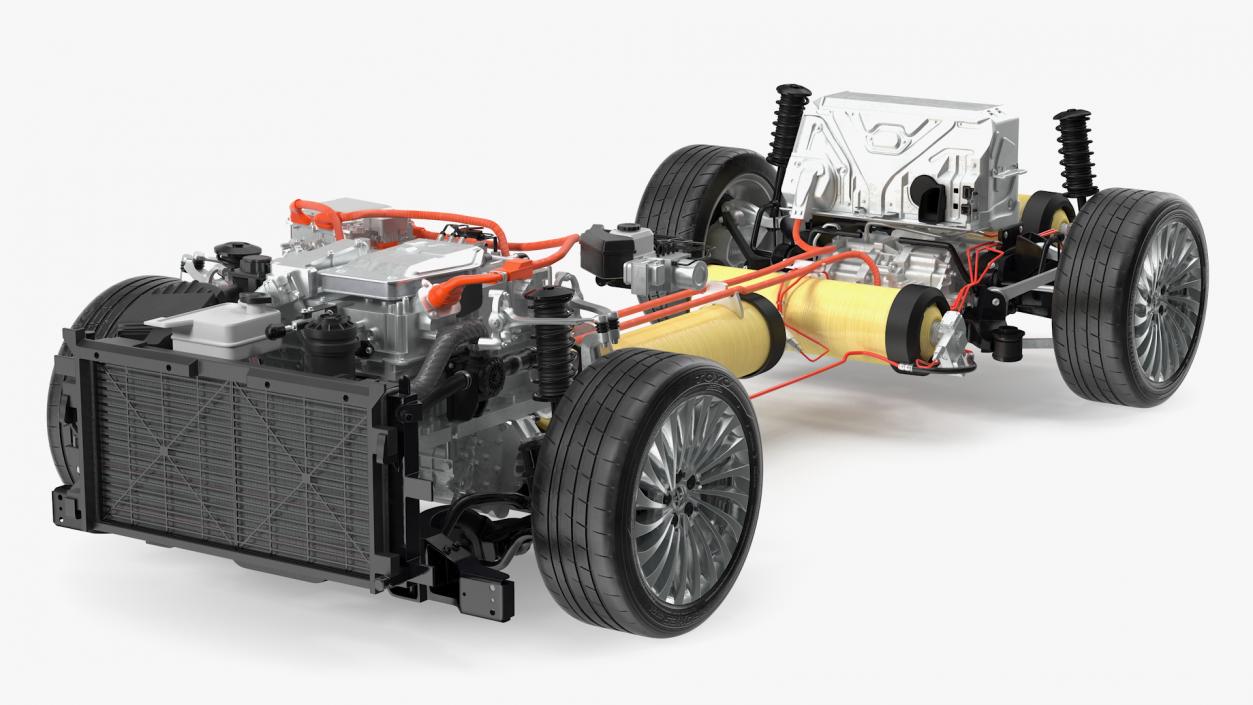 3D model Hydrogen Car Chassis