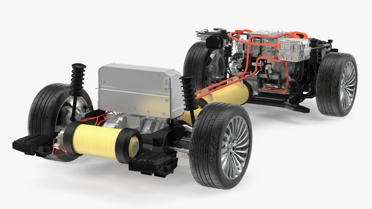 3D model Hydrogen Car Chassis