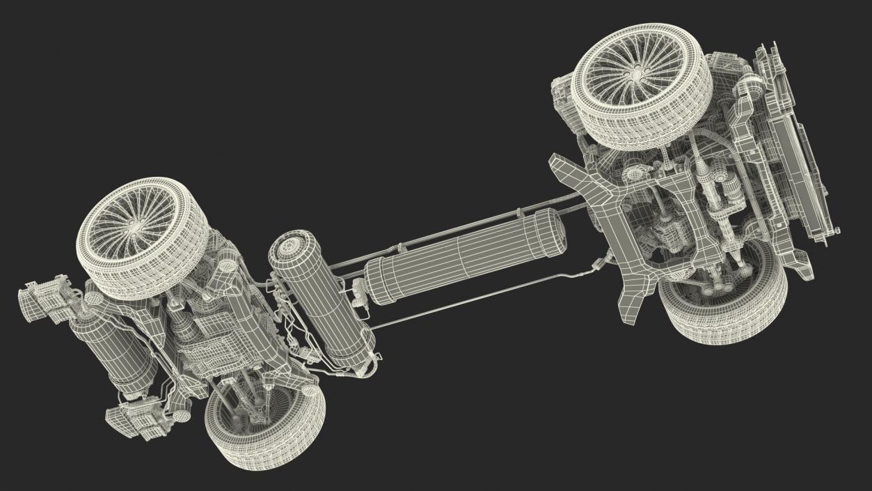 3D model Hydrogen Car Chassis