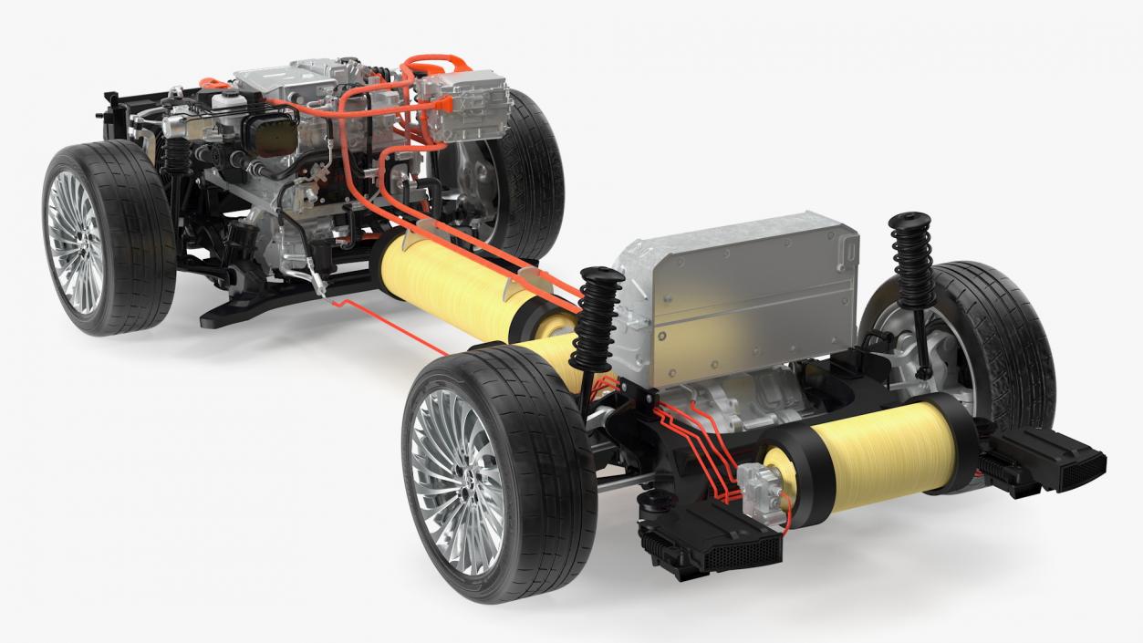 3D model Hydrogen Car Chassis