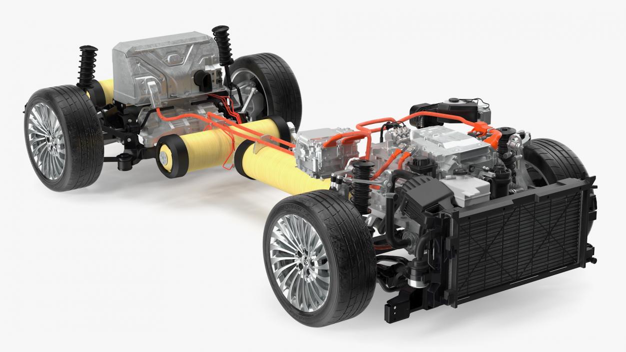 3D model Hydrogen Car Chassis