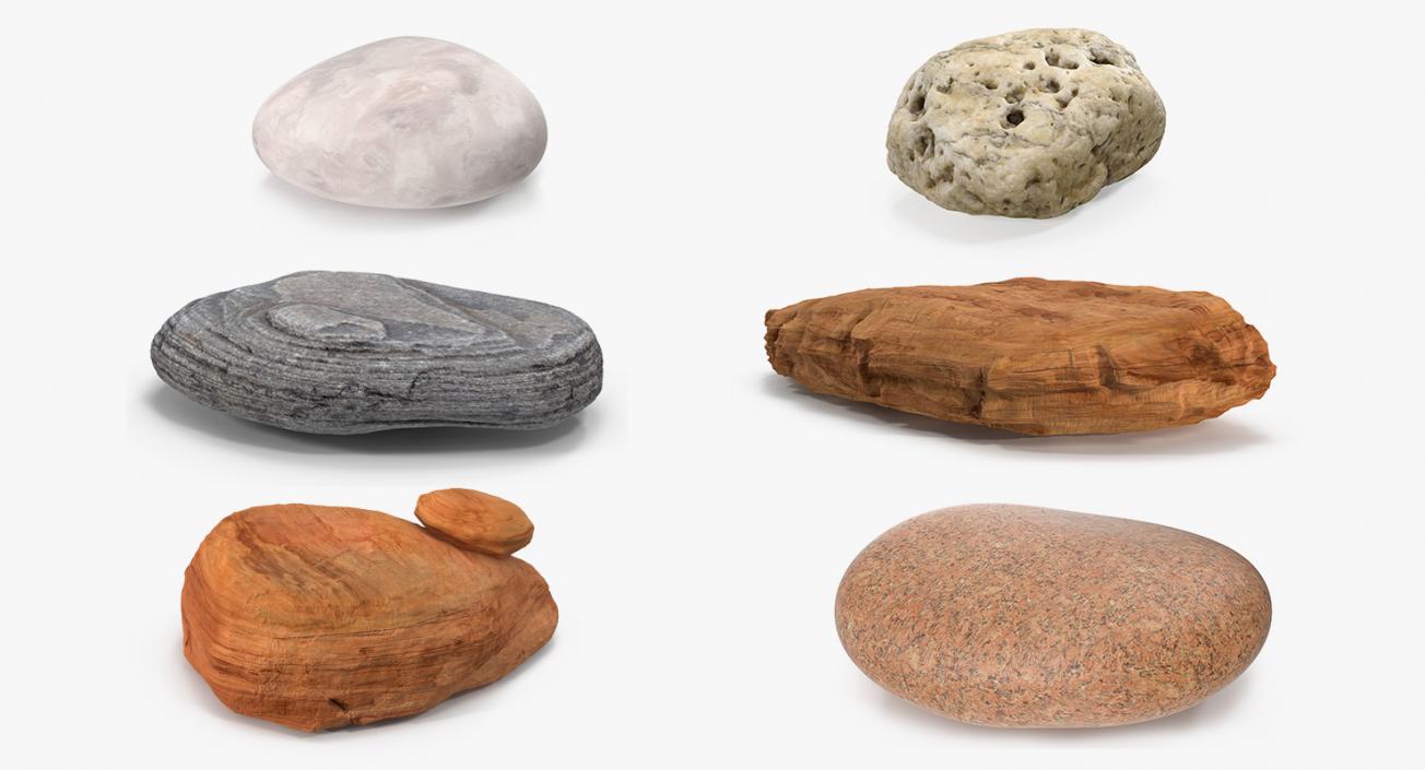 Stone Rocks Collection 6 3D model