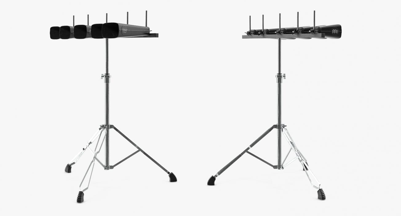 Cowbell Drum Set With Stand 3D