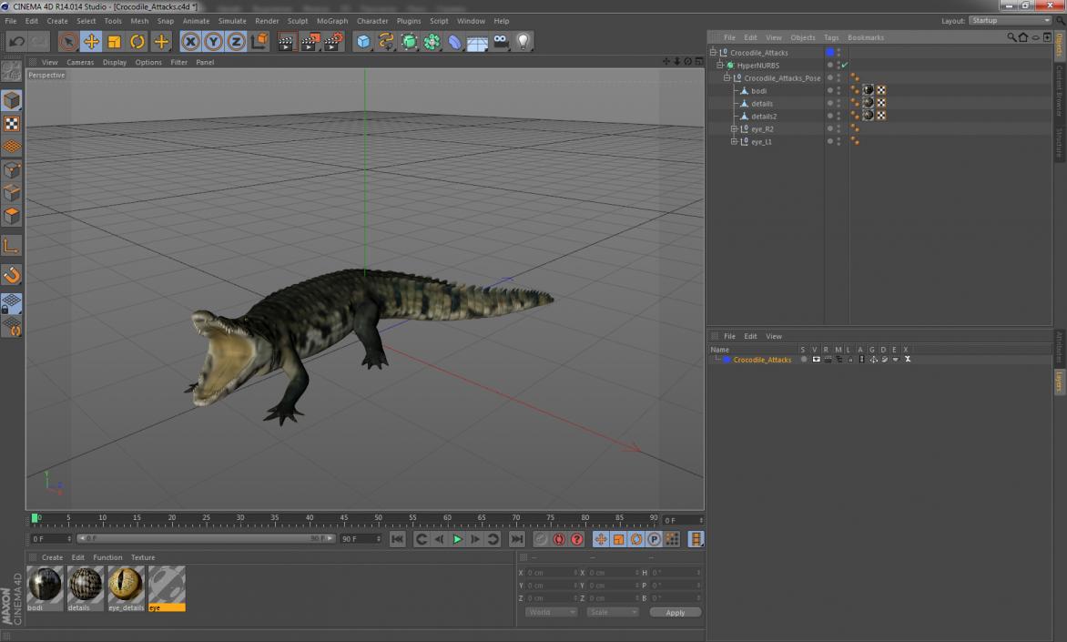 Crocodile Attacks 3D