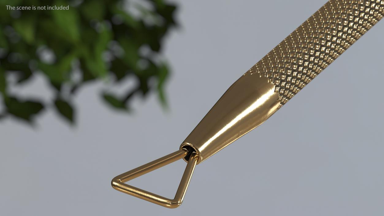 3D Professional Cuticle Pusher Gold Set