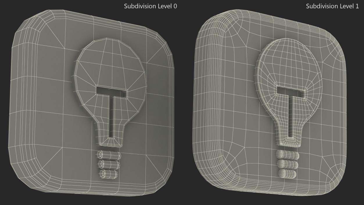 3D model iPhone iOS Tips Icon